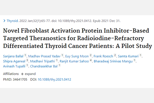 A pilot study with novel targeted theranostics